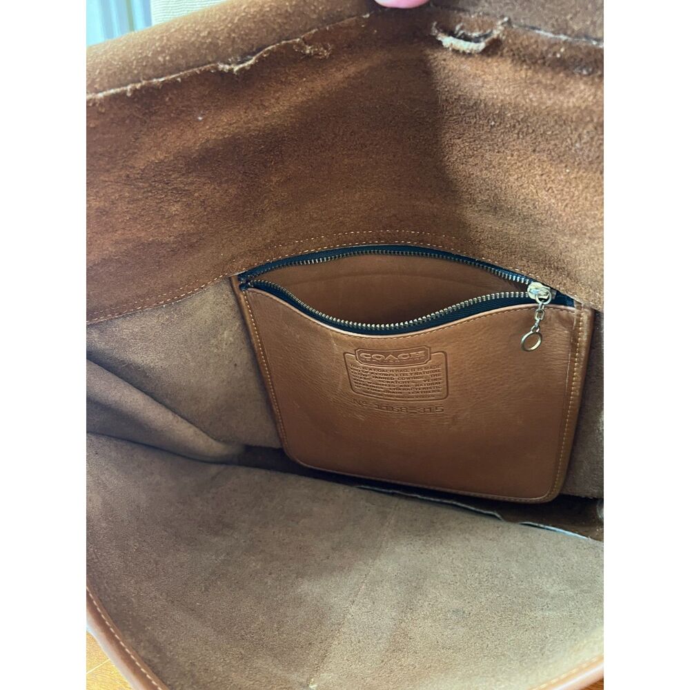 COACH Vintage Musette Leather Messenger Bag Briefcase Laptop - Picture 10 of 11